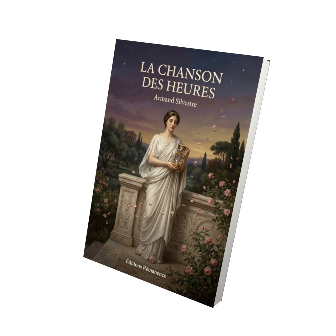 Livre La Chanson des heures par Armand Silvestre - Vue 3D - Editions Remanence