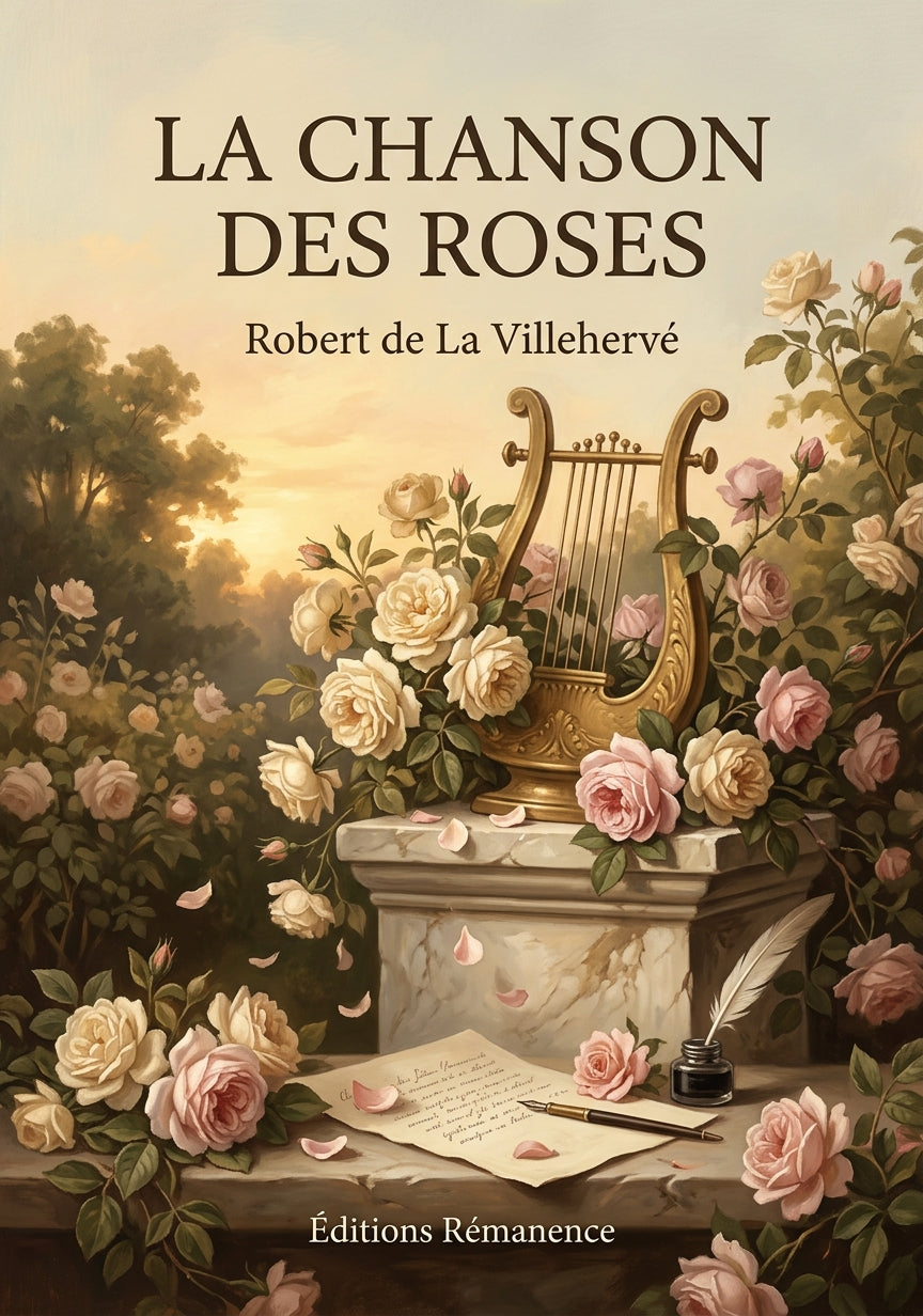Livre La Chanson des roses par Robert de La Villehervé - Couverture - Editions Remanence