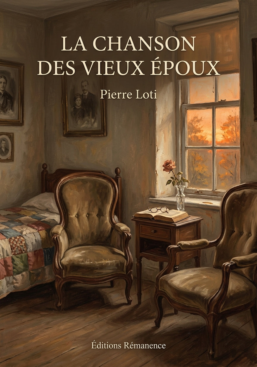 Livre La Chanson des vieux époux par Pierre Loti - Couverture - Editions Remanence