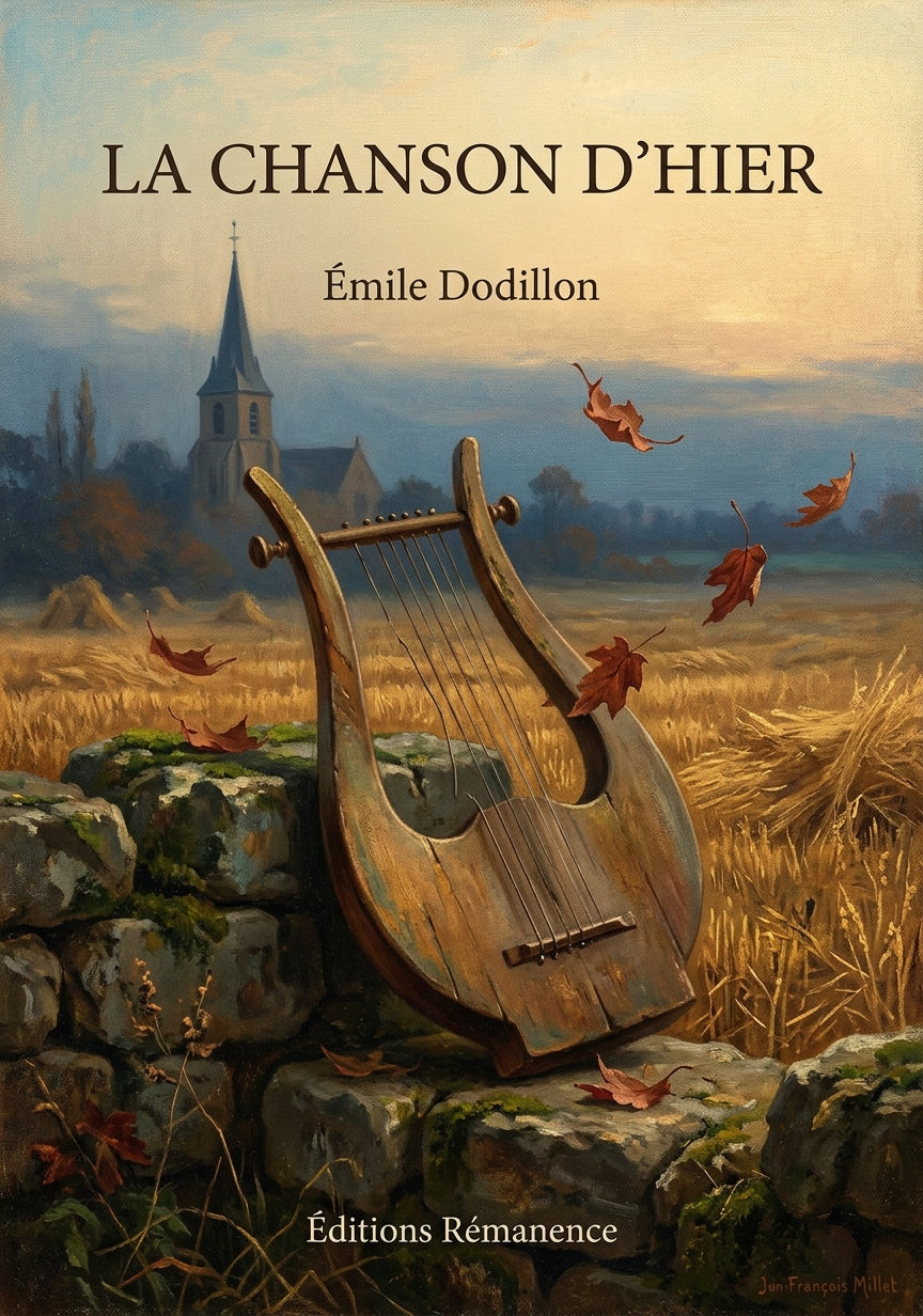 Livre La Chanson d’hier par Émile Dodillon - Couverture - Editions Remanence