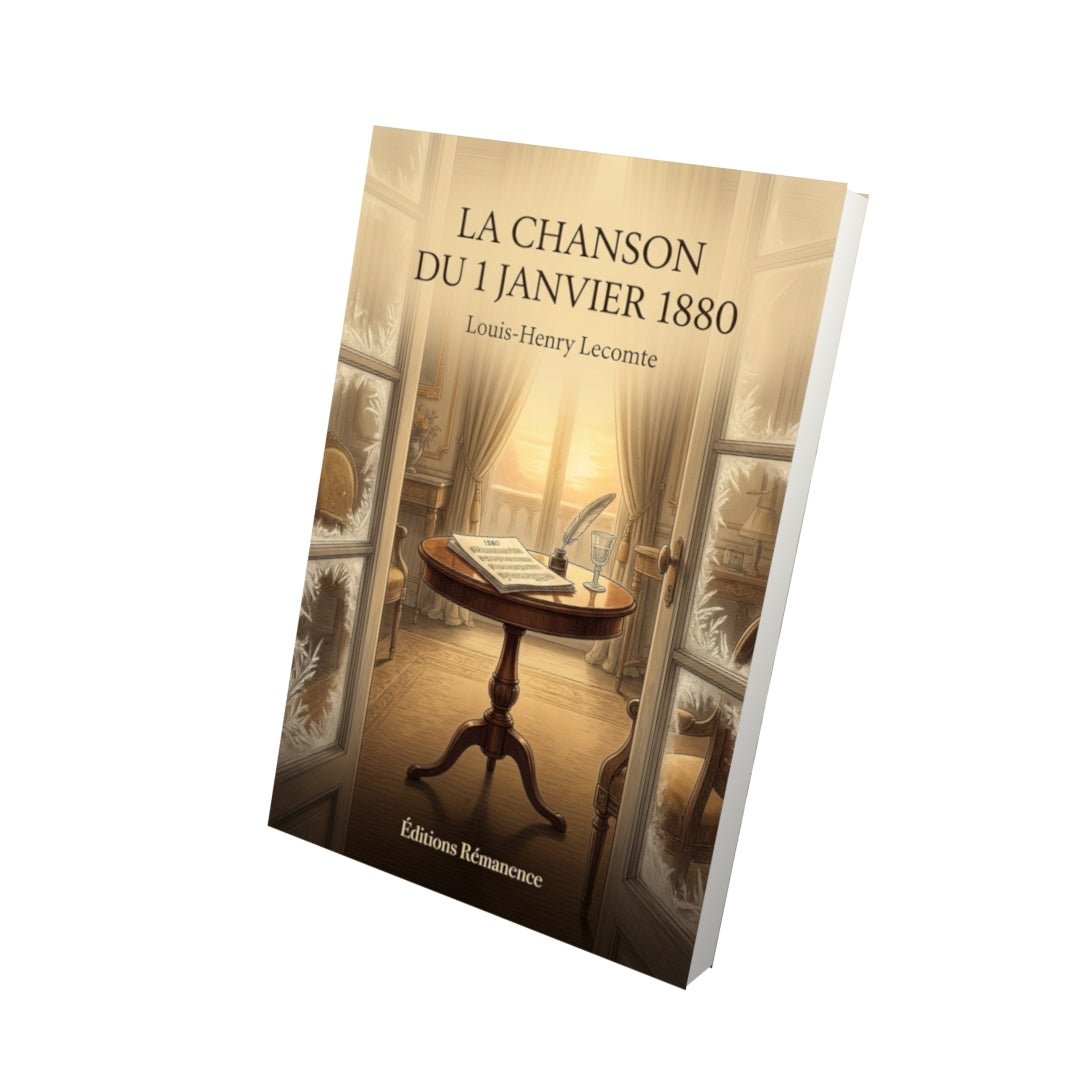 Livre La Chanson du 1 janvier 1880 par Louis-Henry Lecomte - Vue 3D - Editions Remanence