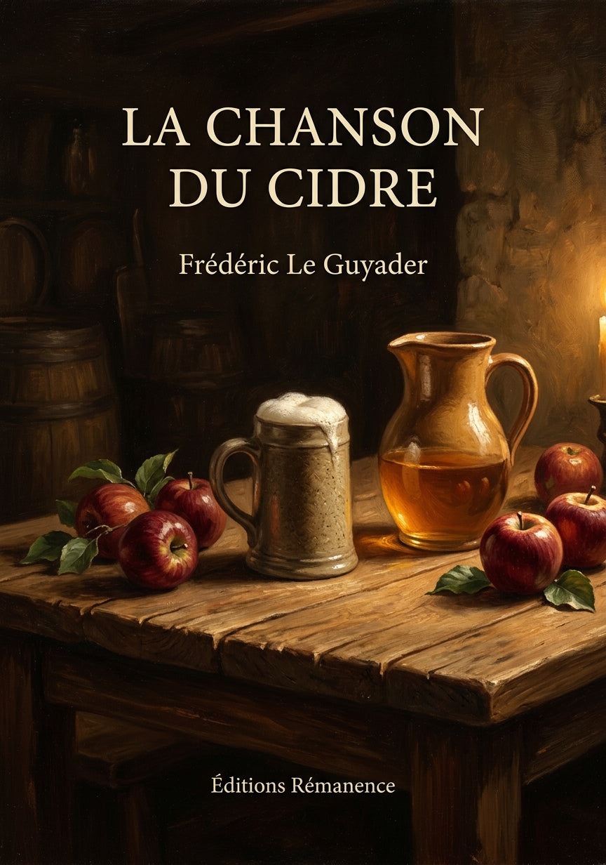 Livre La Chanson du Cidre par Frédéric Le Guyader - Couverture - Editions Remanence