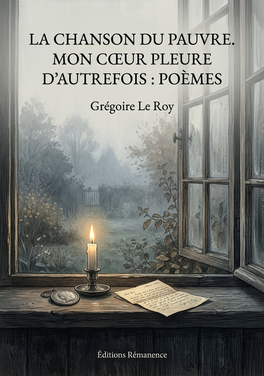Livre La Chanson du Pauvre. Mon cœur pleure d’autrefois : poèmes par Grégoire Le Roy - Couverture - Editions Remanence