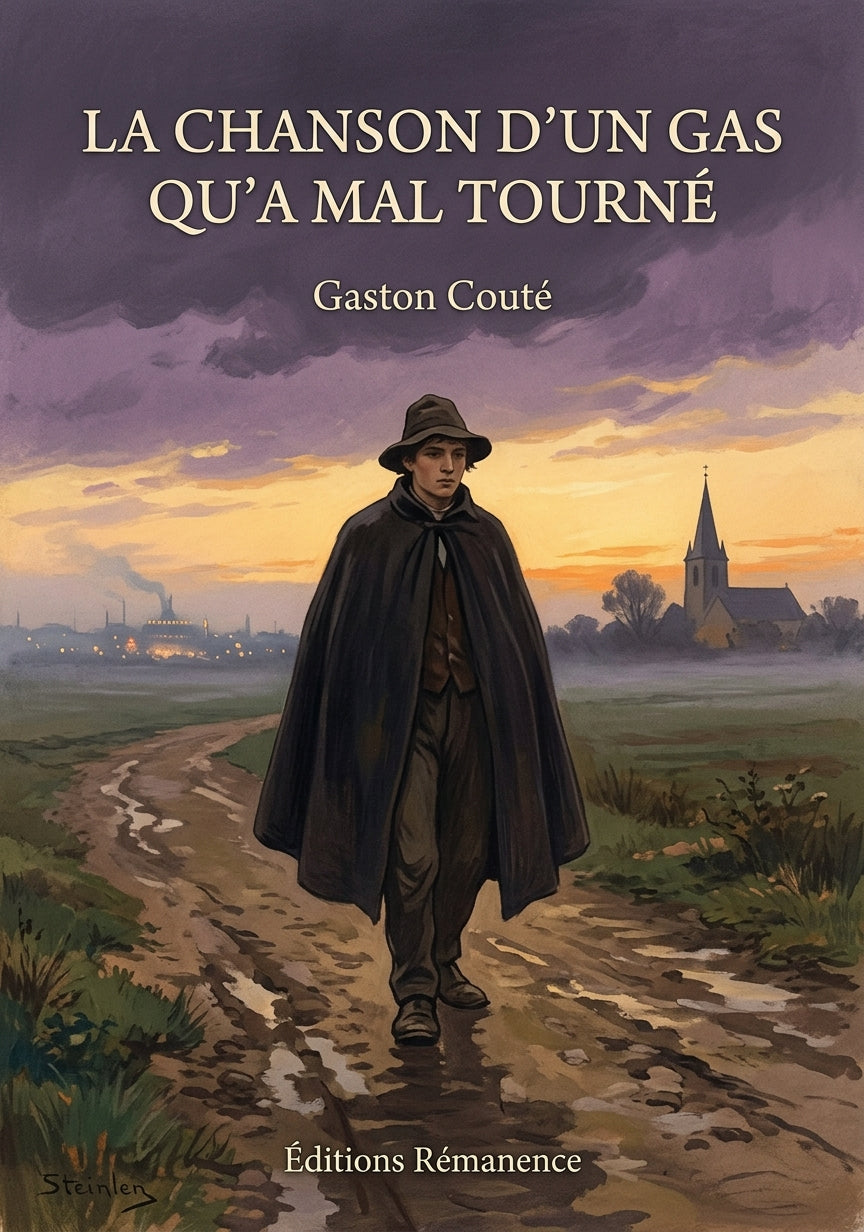 Livre La Chanson d’un gas qu’a mal tourné par Gaston Couté - Couverture - Editions Remanence