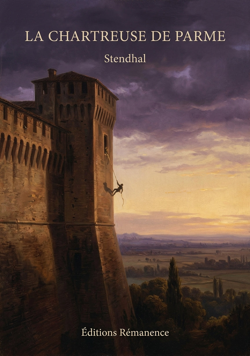 Livre La Chartreuse de Parme par Stendhal - Couverture - Editions Remanence
