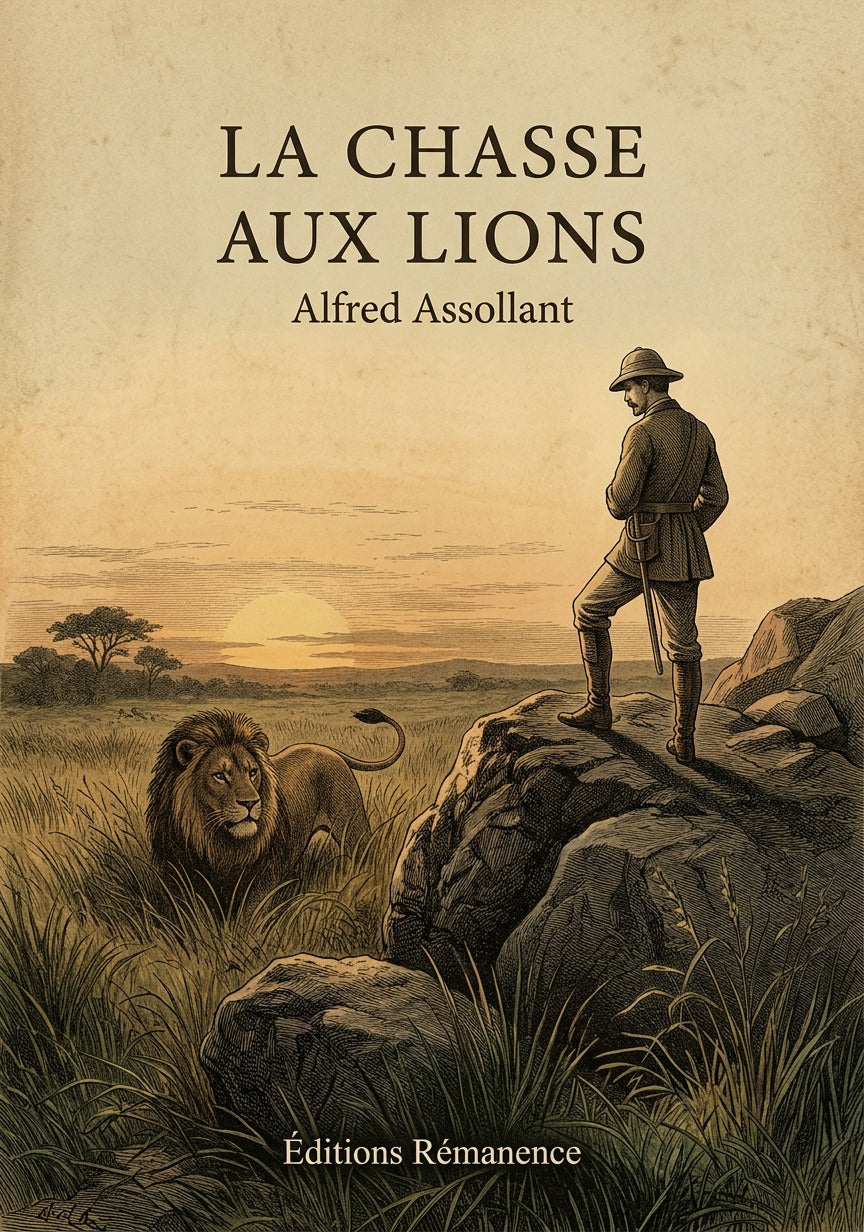 La chasse aux lions - Alfred Assollant (Couverture)