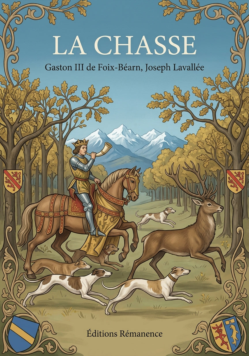 Livre La Chasse par Gaston III de Foix-Béarn, Joseph Lavallée - Couverture - Editions Remanence
