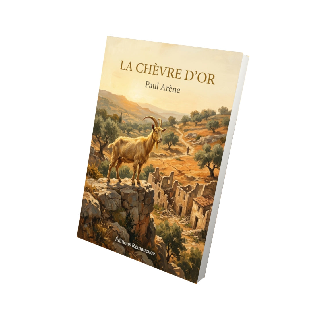 Livre La Chèvre d’or par Paul Arène - Vue 3D - Editions Remanence