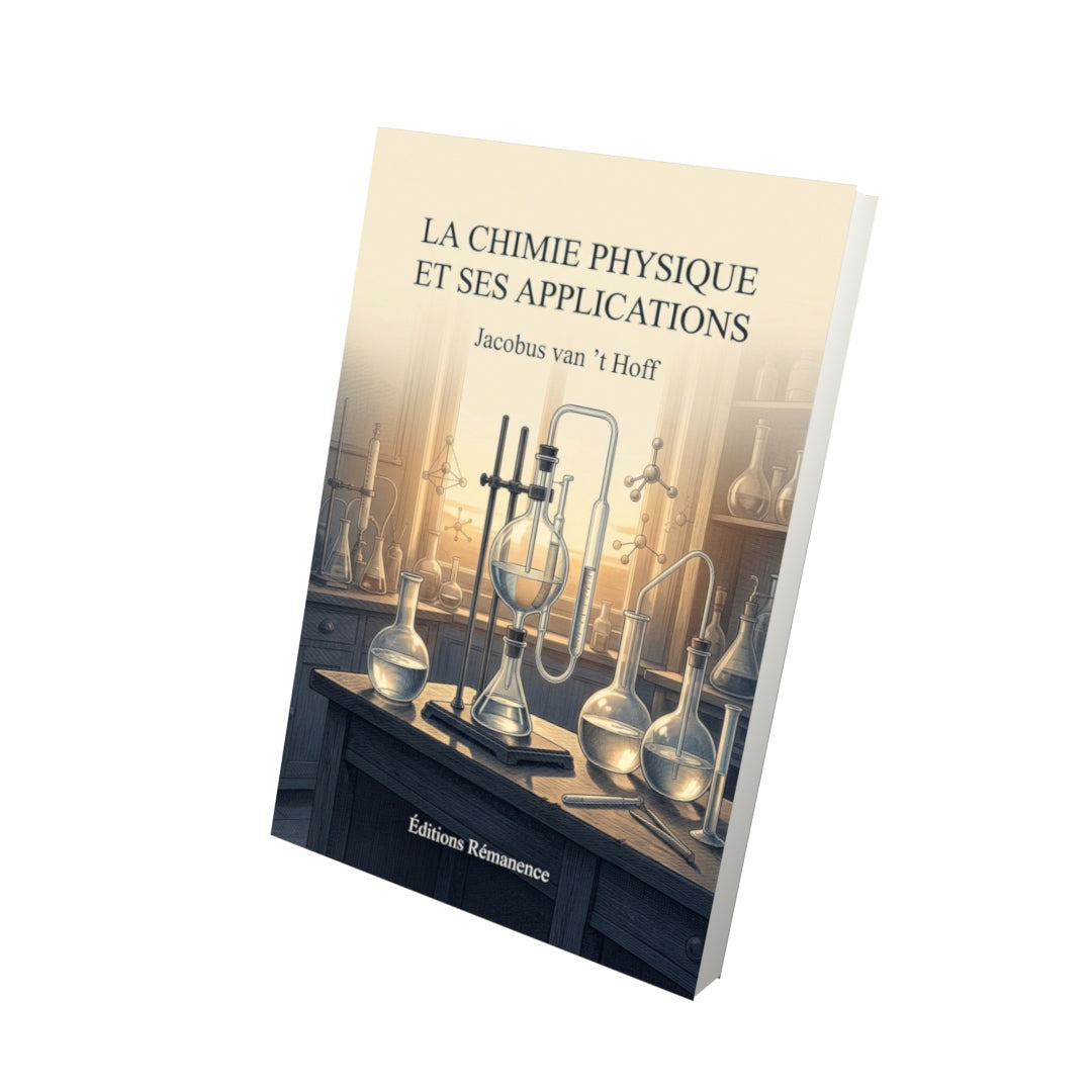 Livre La Chimie physique etsesapplications par Jacobus van ’t Hoff - Vue 3D - Editions Remanence
