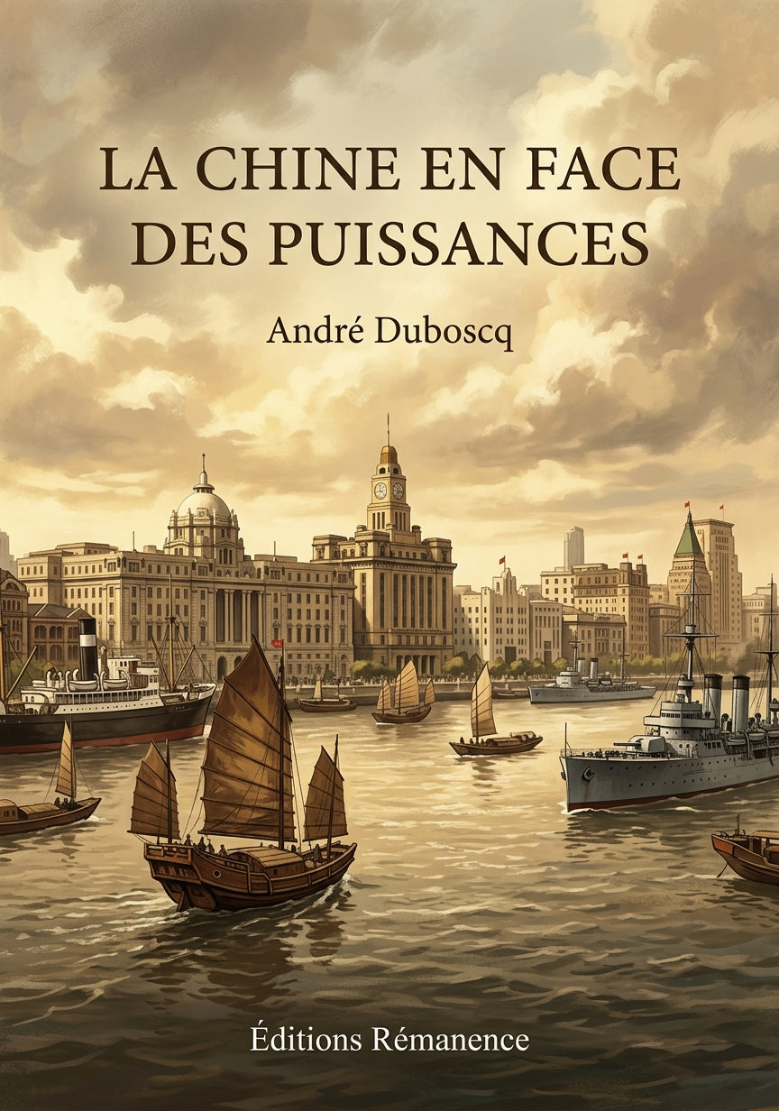 Livre La Chine en face des Puissances par André Duboscq - Couverture - Editions Remanence