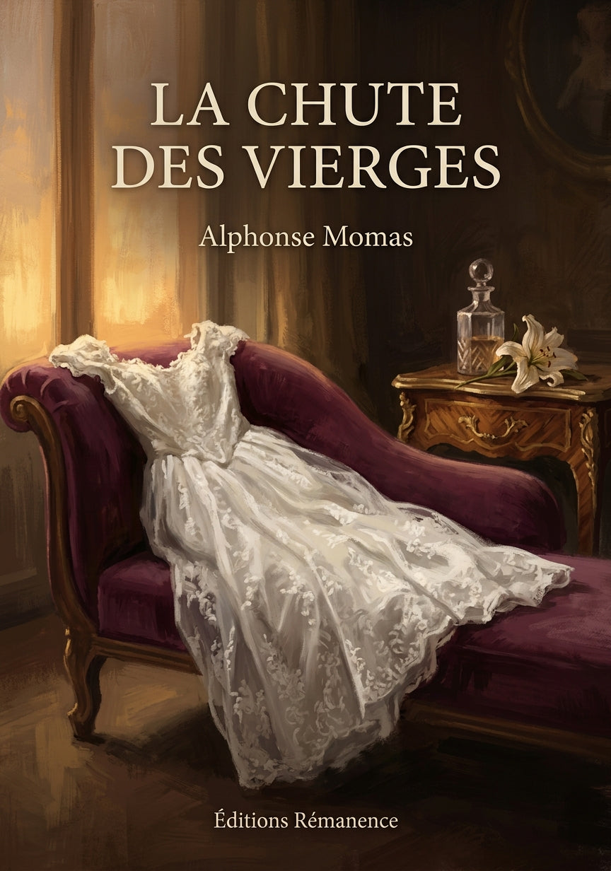 Livre La Chute des vierges par Alphonse Momas - Couverture - Editions Remanence