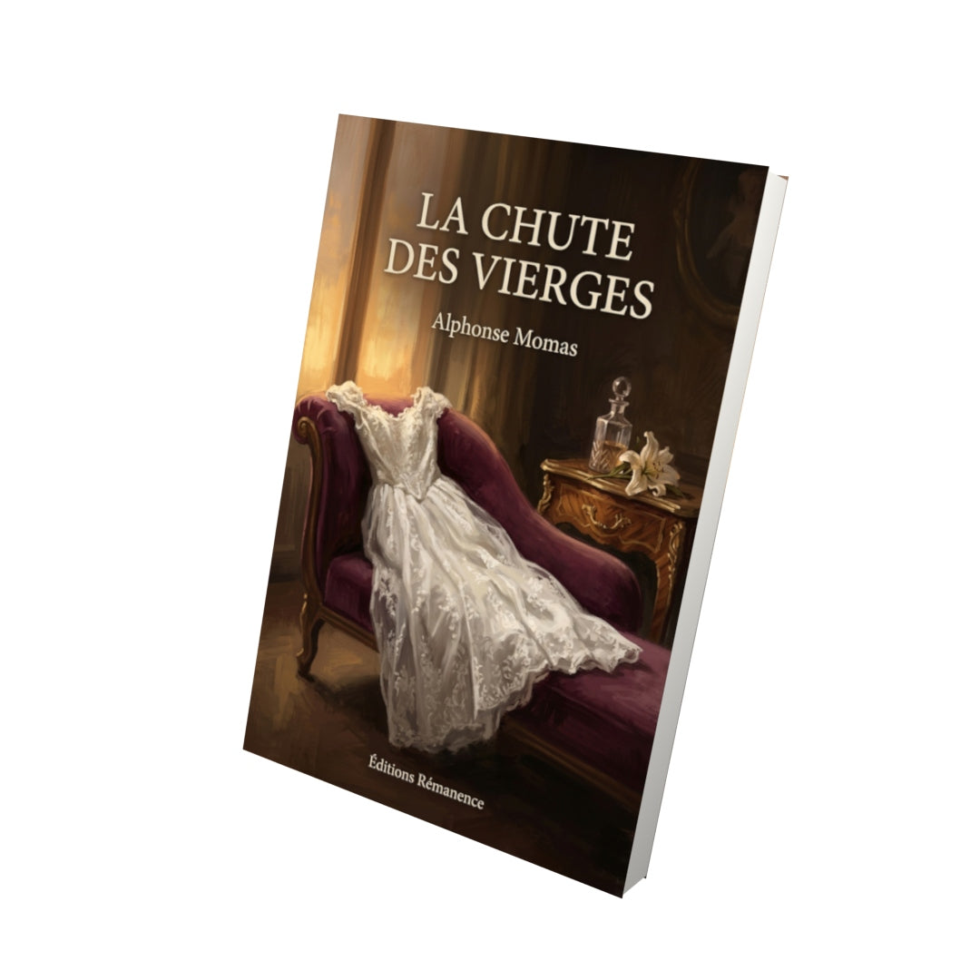 Livre La Chute des vierges par Alphonse Momas - Vue 3D - Editions Remanence