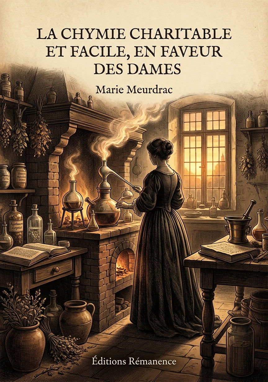 Livre La Chymie charitable et facile, en faveur des dames par Marie Meurdrac - Couverture - Editions Remanence