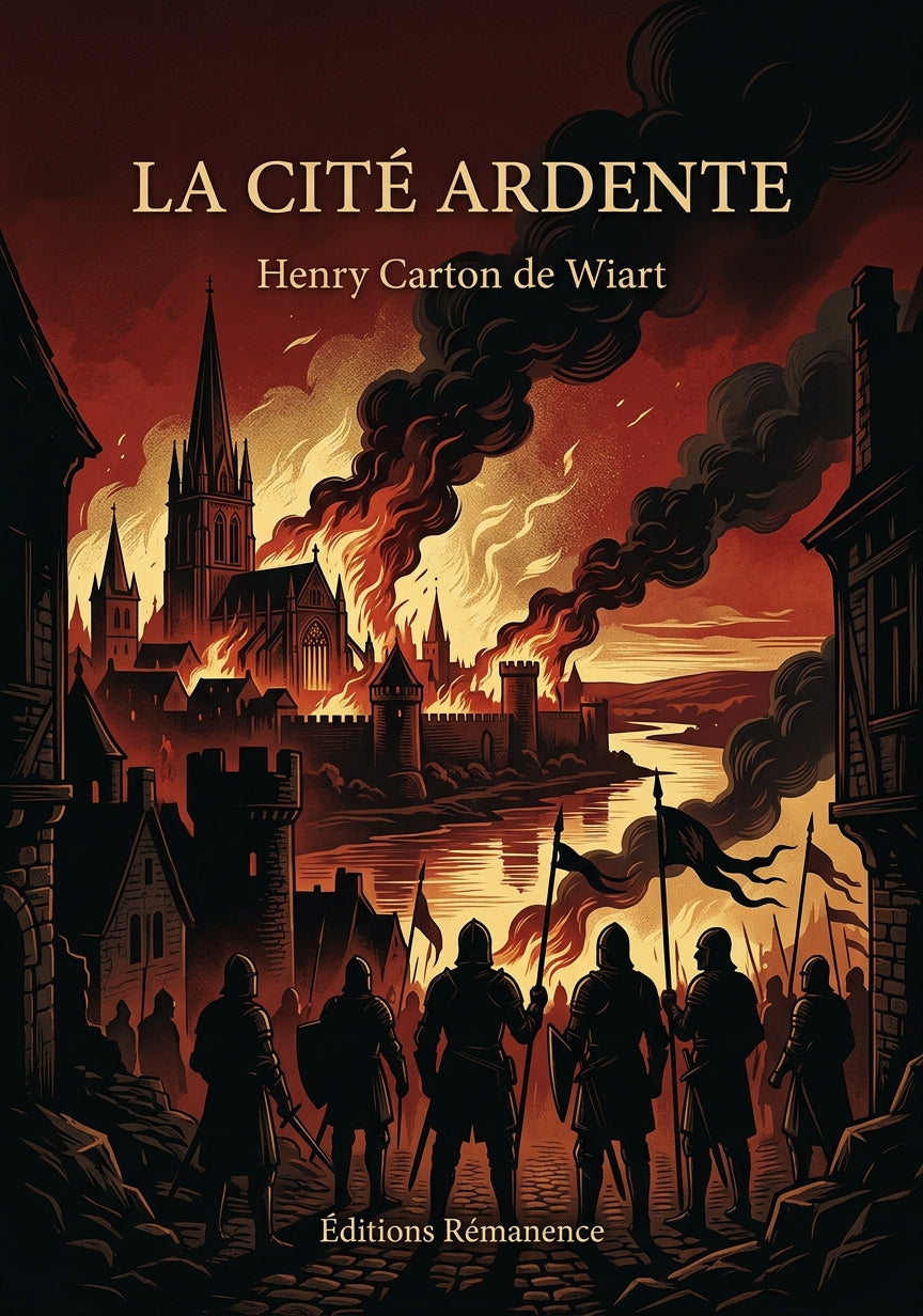 Livre La Cité ardente par Henry Carton de Wiart - Couverture - Editions Remanence