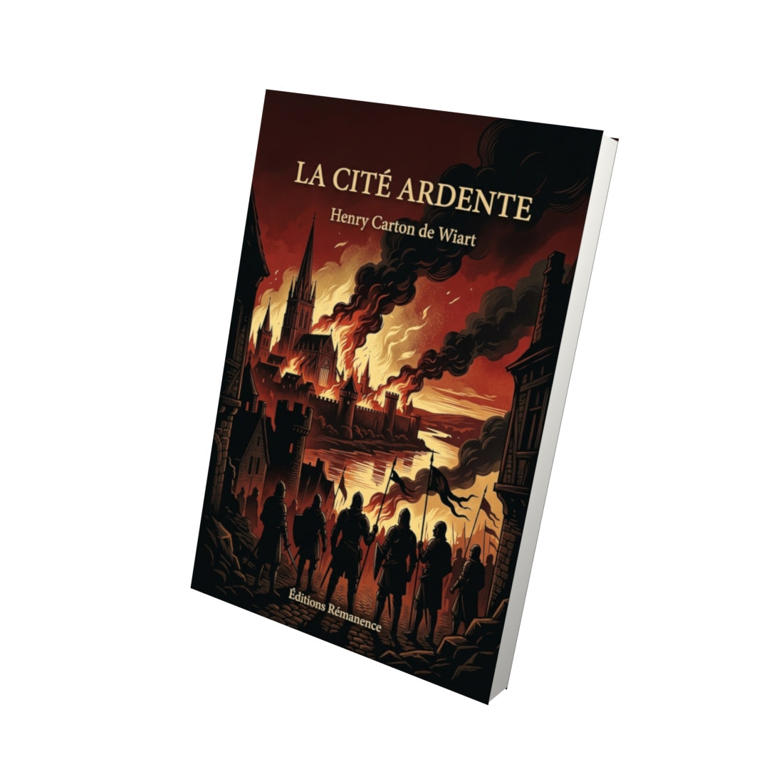 Livre La Cité ardente par Henry Carton de Wiart - Vue 3D - Editions Remanence
