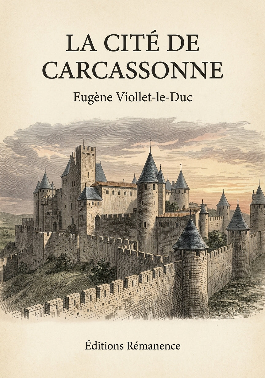 La cité de Carcassonne - Eugène Viollet-le-Duc (Couverture)