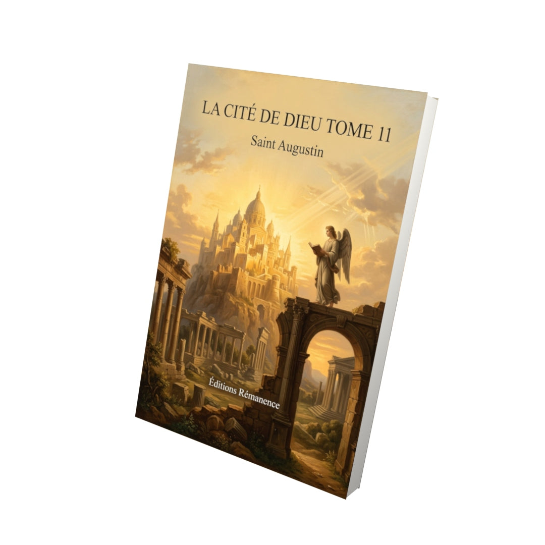 Livre La cité de Dieu Tome 11 - Saint Augustin - Vue 3D - Editions Remanence