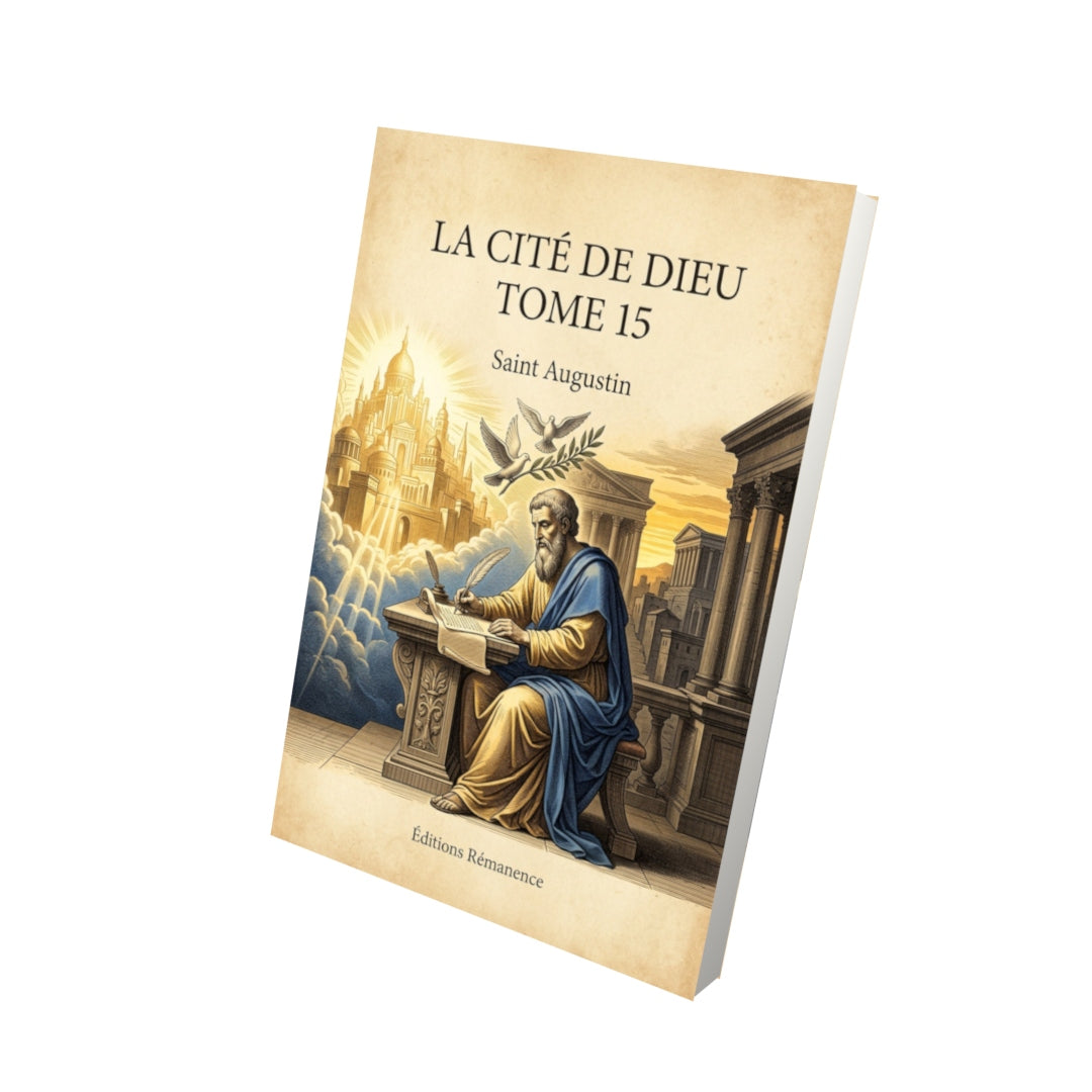 Livre La cité de Dieu Tome 15 - Saint Augustin - Vue 3D - Editions Remanence