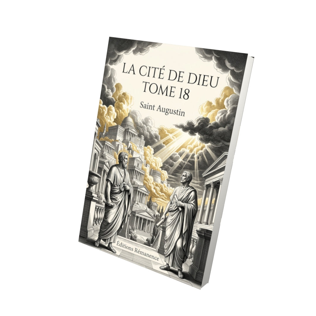 Livre La cité de Dieu Tome 18 - Saint Augustin - Vue 3D - Editions Remanence