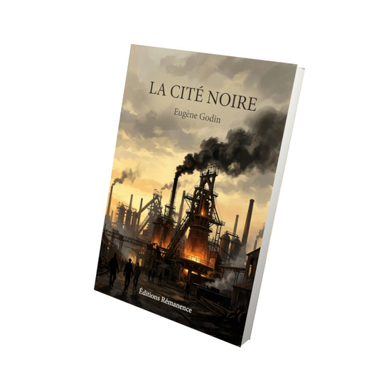 Livre La Cité noire par Eugène Godin - Vue 3D - Editions Remanence