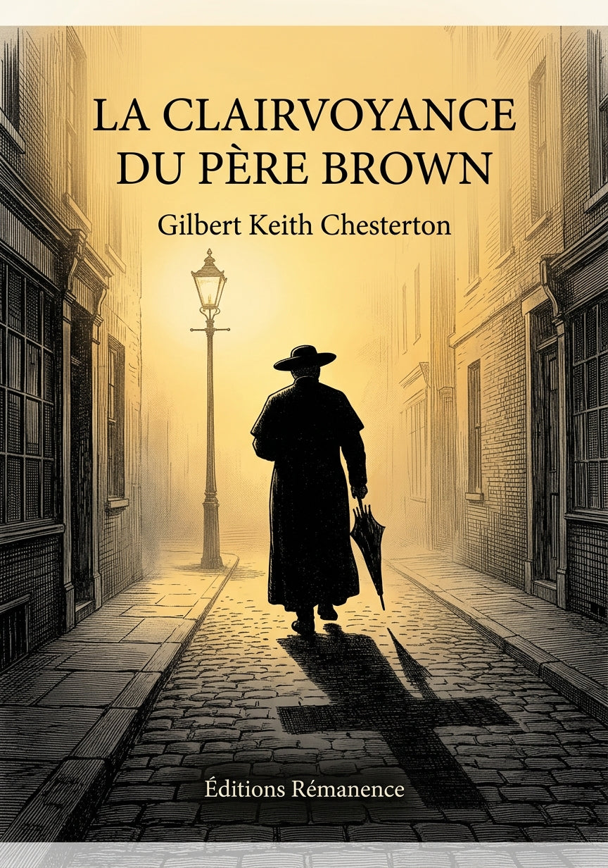 Livre La Clairvoyance du père Brown par Gilbert Keith Chesterton - Couverture - Editions Remanence