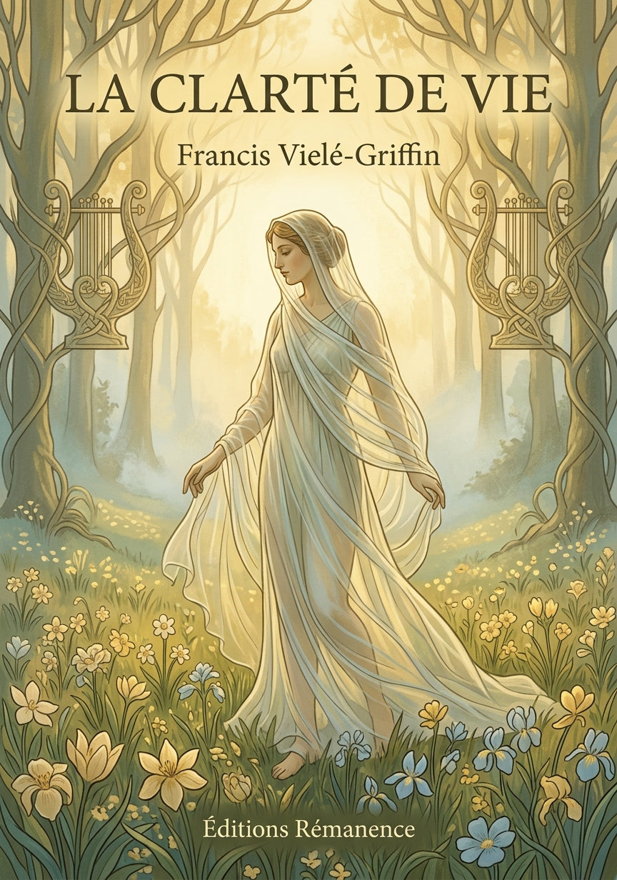 Livre La Clarté de vie par Francis Vielé-Griffin - Couverture - Editions Remanence