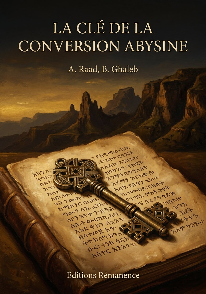 Livre La clé de la conversation abyssine par A. Raad, B. Ghaleb - Couverture - Editions Remanence