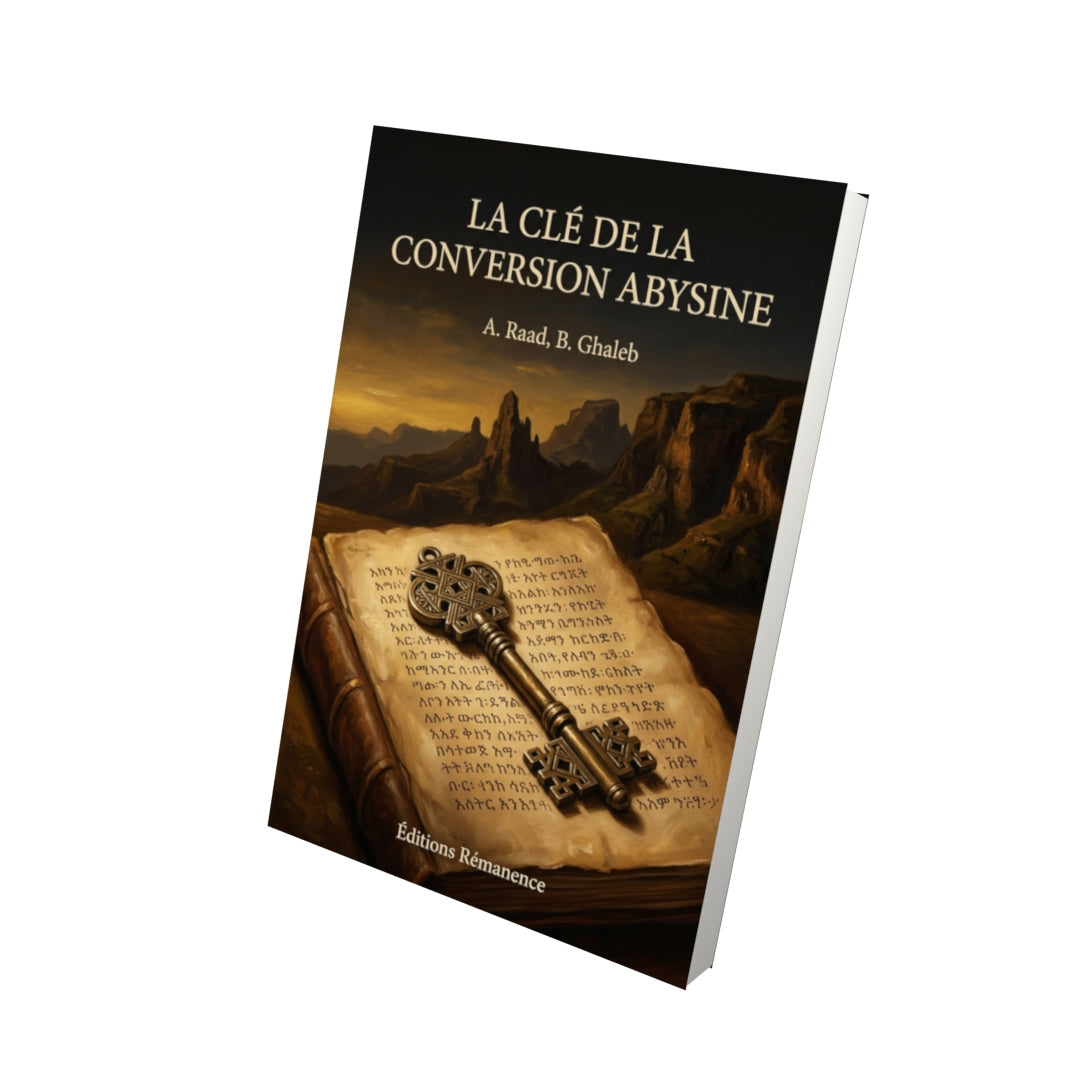 Livre La clé de la conversation abyssine par A. Raad, B. Ghaleb - Vue 3D - Editions Remanence