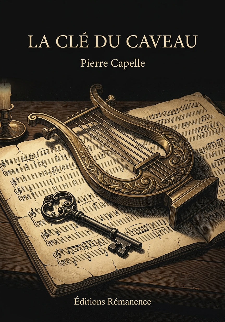 Livre La Clé du Caveau par Pierre Capelle - Couverture - Editions Remanence