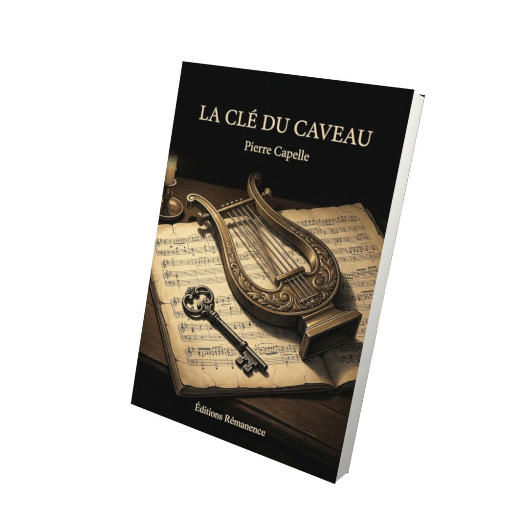 Livre La Clé du Caveau par Pierre Capelle - Vue 3D - Editions Remanence