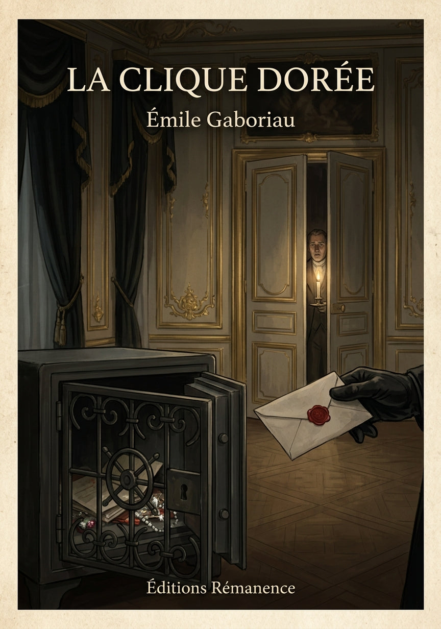 La clique dorée - Émile Gaboriau (Couverture)