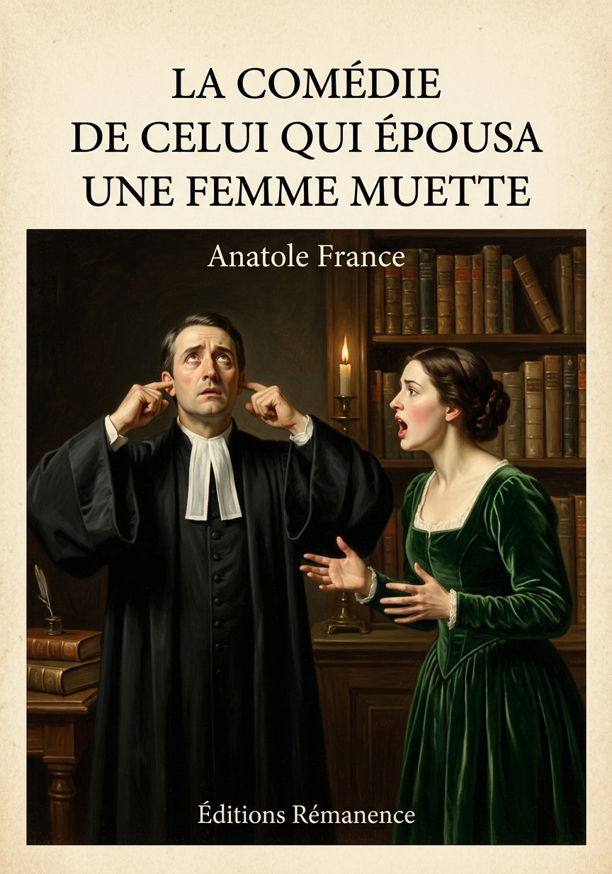 La comédie de celui qui épousa une femme muette - Anatole France (Couverture)