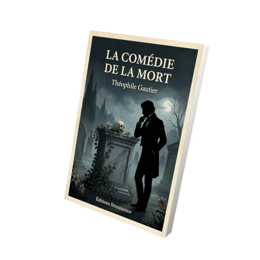 Livre La Comédie de la mort - Théophile Gautier - Vue 3D - Editions Remanence