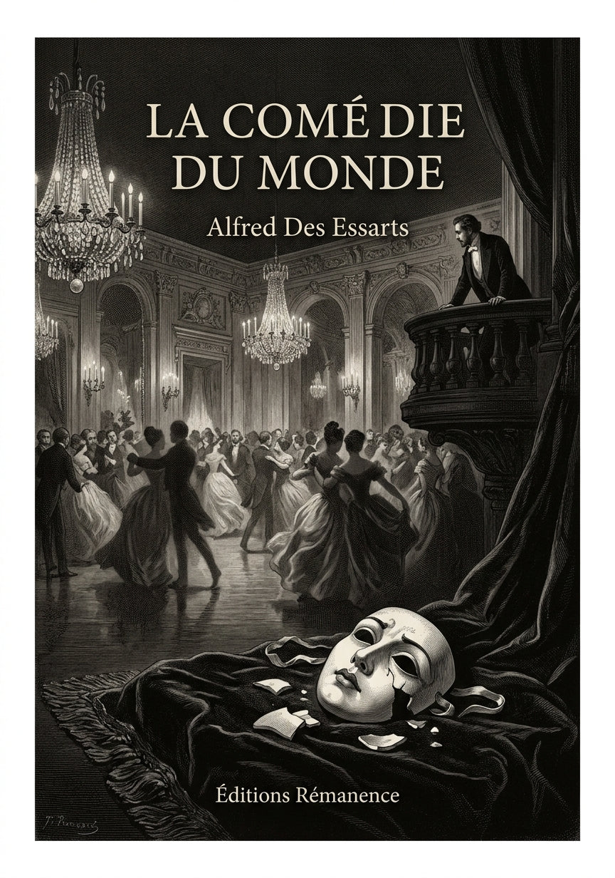 Livre La Comédie du monde par Alfred Des Essarts - Couverture - Editions Remanence