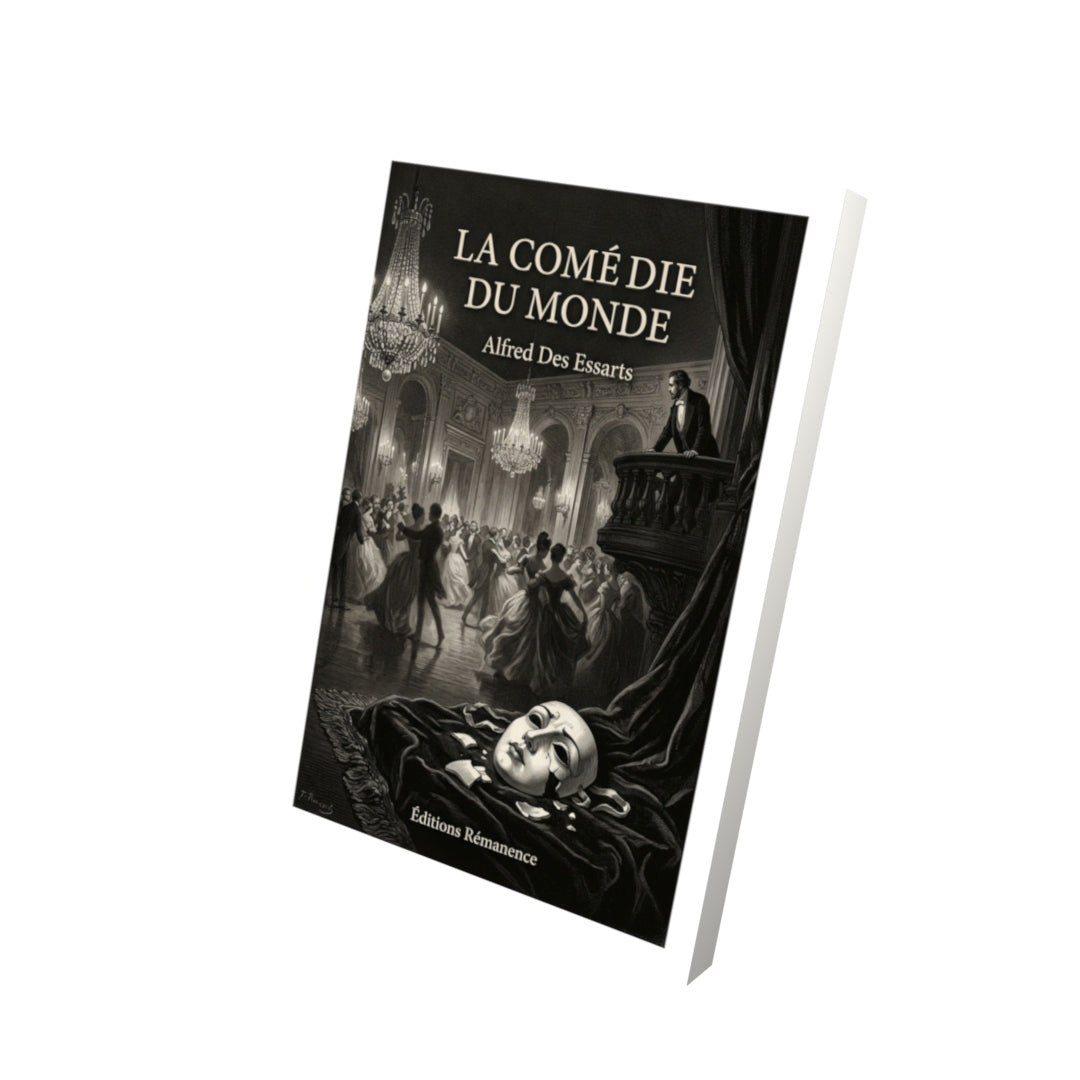 Livre La Comédie du monde par Alfred Des Essarts - Vue 3D - Editions Remanence