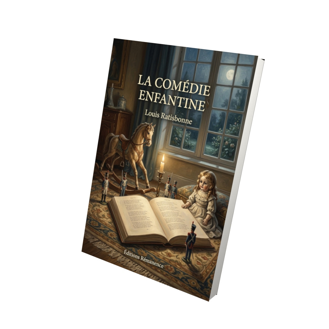 Livre La Comédie enfantine par Louis Ratisbonne - Vue 3D - Editions Remanence