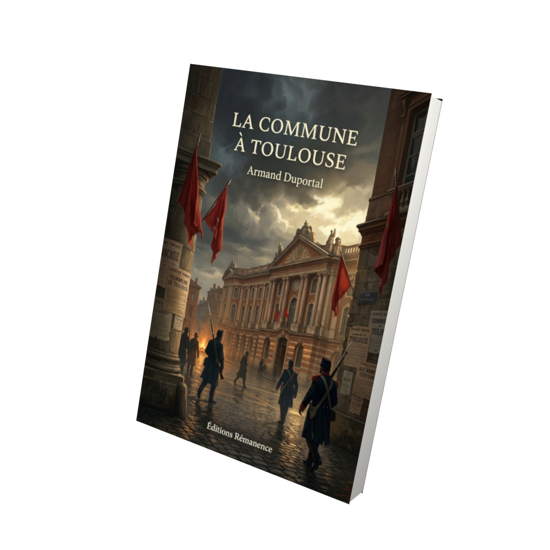 Livre La Commune à Toulouse par Armand Duportal - Vue 3D - Editions Remanence