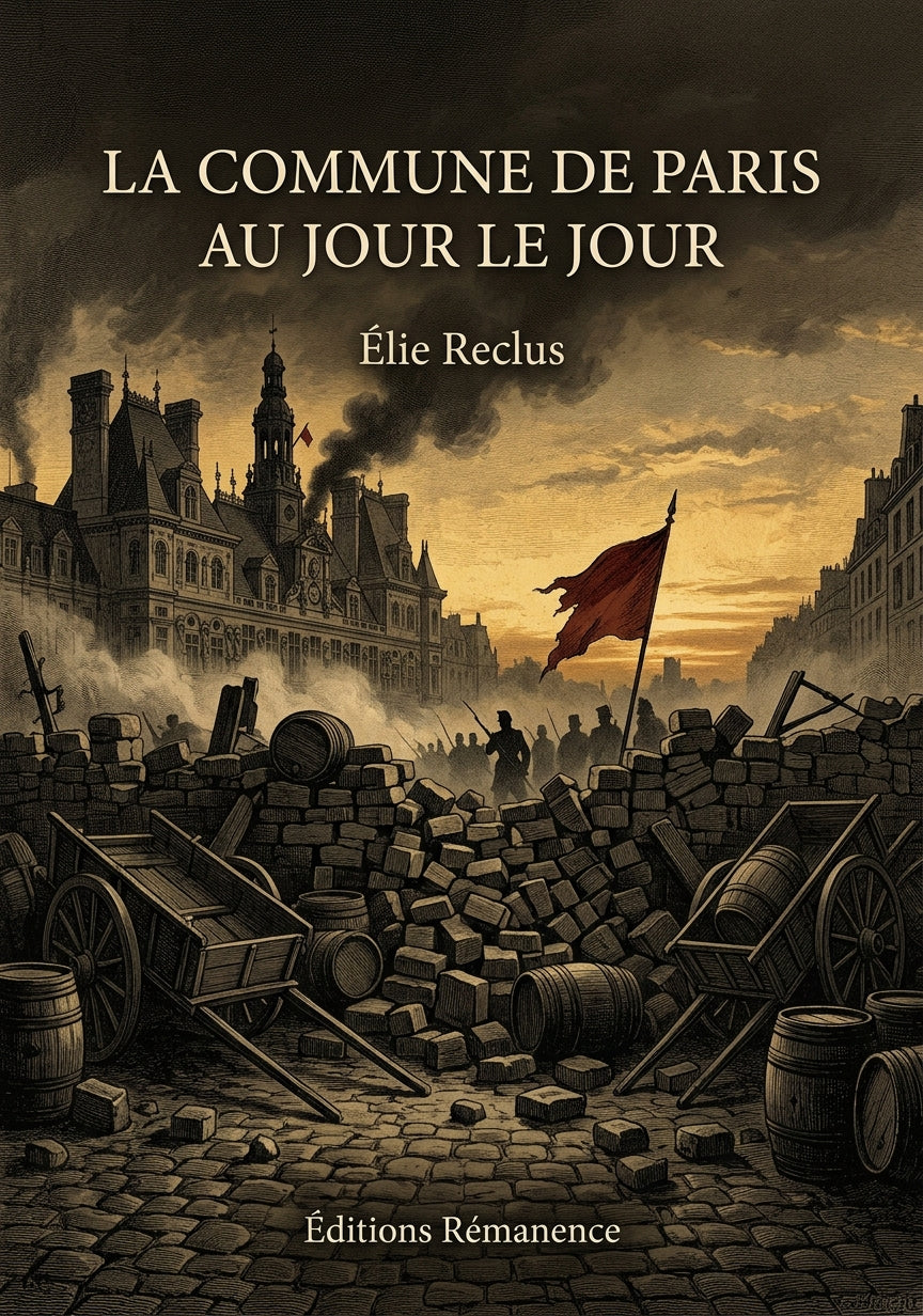 Livre La Commune de Paris au jour le jour par Élie Reclus - Couverture - Editions Remanence