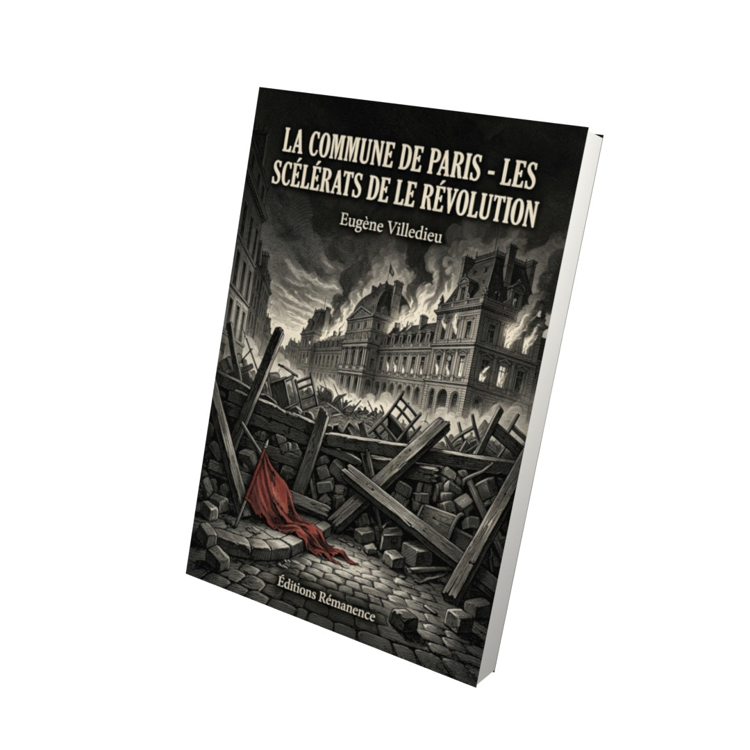 Livre La Commune de Paris - Les scélérats de le révolution par Eugène Villedieu - Vue 3D - Editions Remanence