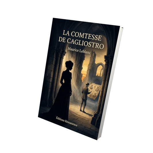 Livre La Comtesse de Cagliostro par Maurice Leblanc - Vue 3D - Editions Remanence