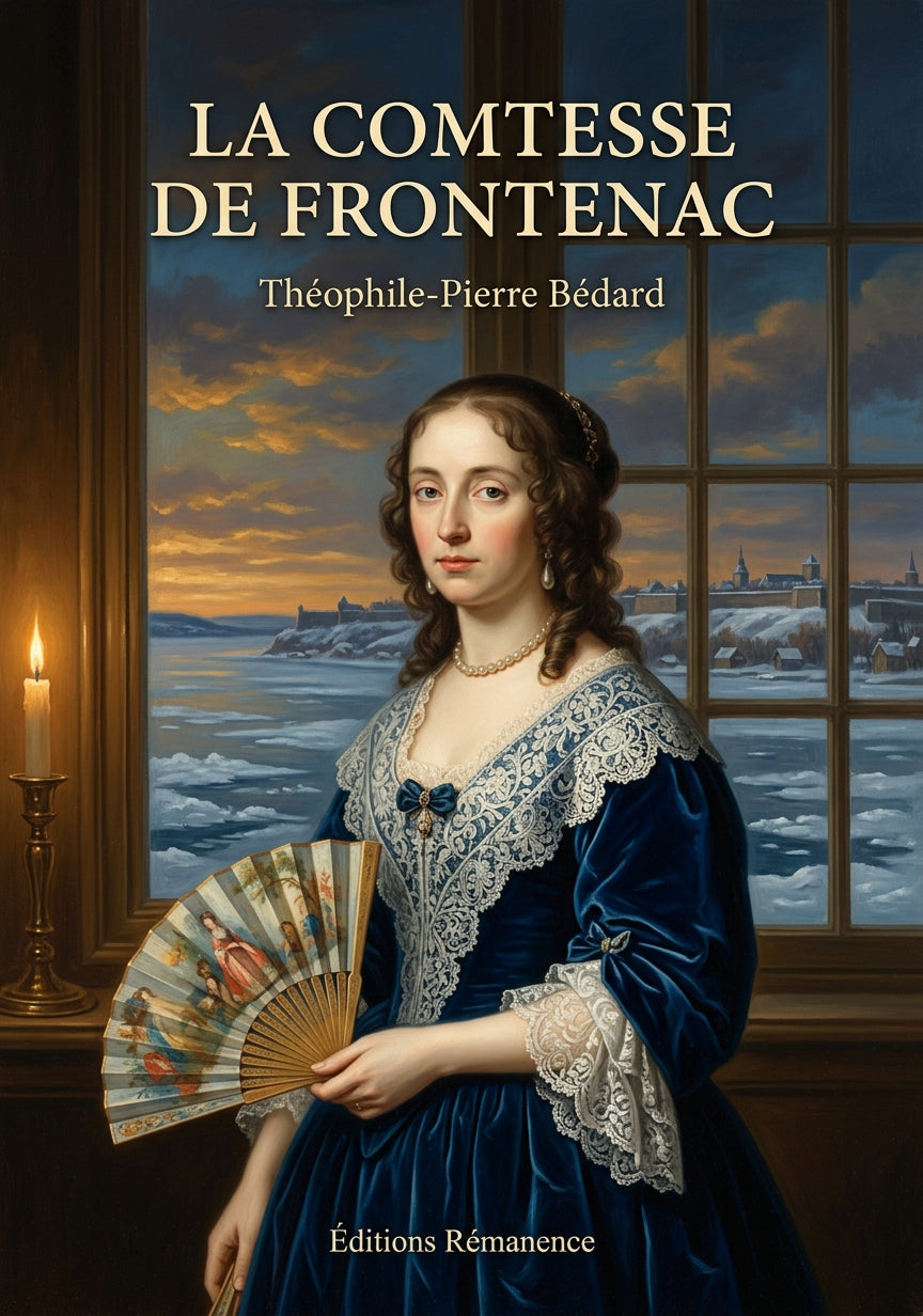 Livre La Comtesse de Frontenac par Théophile-Pierre Bédard - Couverture - Editions Remanence