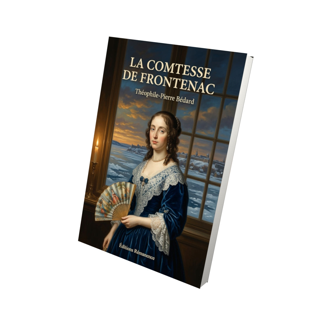 Livre La Comtesse de Frontenac par Théophile-Pierre Bédard - Vue 3D - Editions Remanence