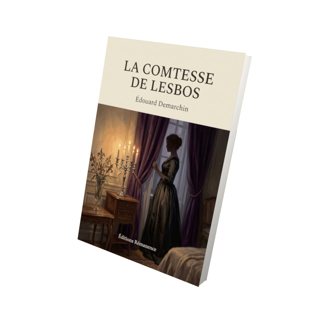 Livre La Comtesse de Lesbos par Édouard Demarchin - Vue 3D - Editions Remanence