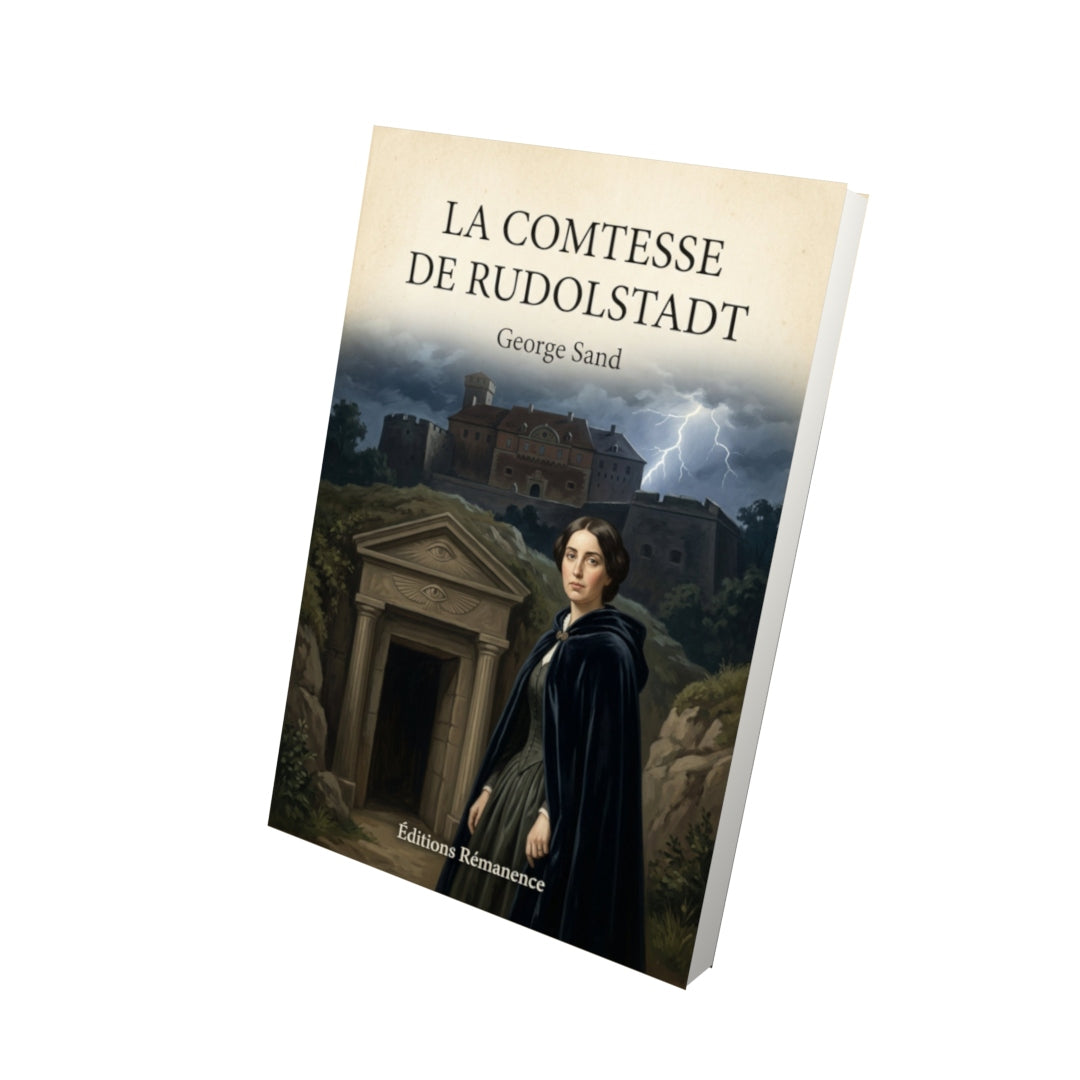 Livre La comtesse de Rudolstadt - George Sand - Vue 3D - Editions Remanence