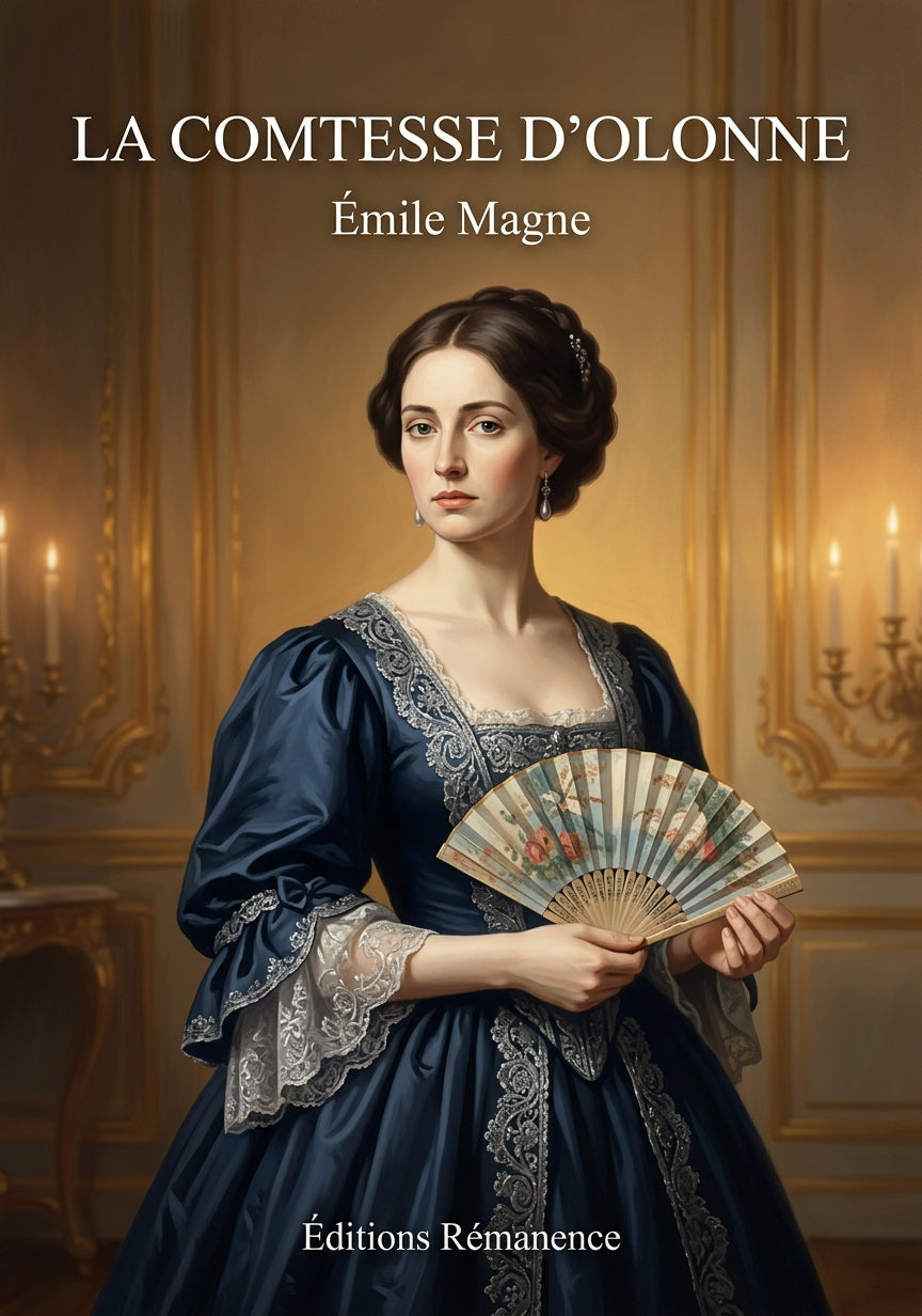 Livre La Comtesse d’Olonne par Émile Magne - Couverture - Editions Remanence