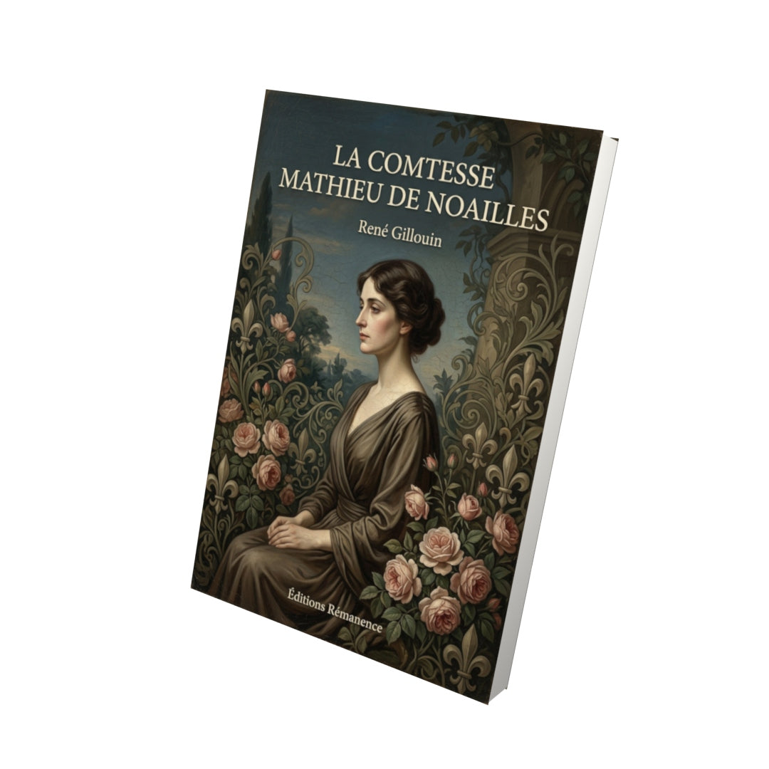 Livre La Comtesse Mathieu de Noailles - René Gillouin - Vue 3D - Editions Remanence