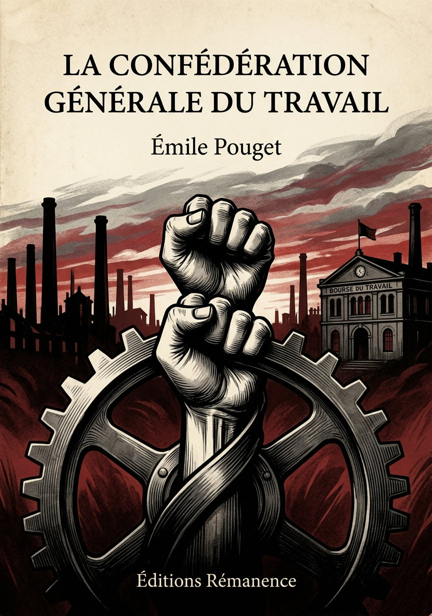 Livre La Confédération Générale du Travail par Émile Pouget - Couverture - Editions Remanence