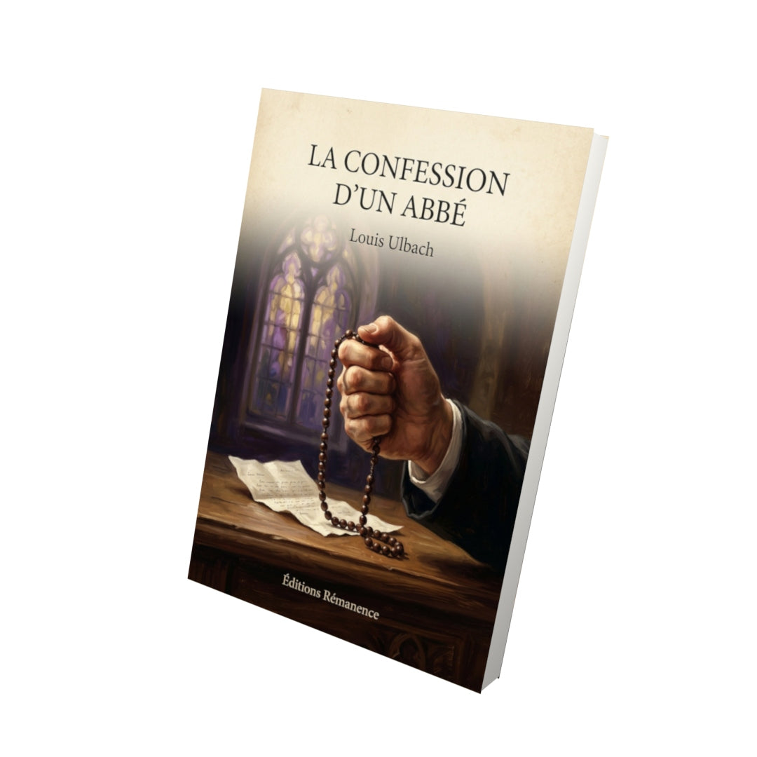 Livre La confession d'un abbé - Louis Ulbach - Vue 3D - Editions Remanence