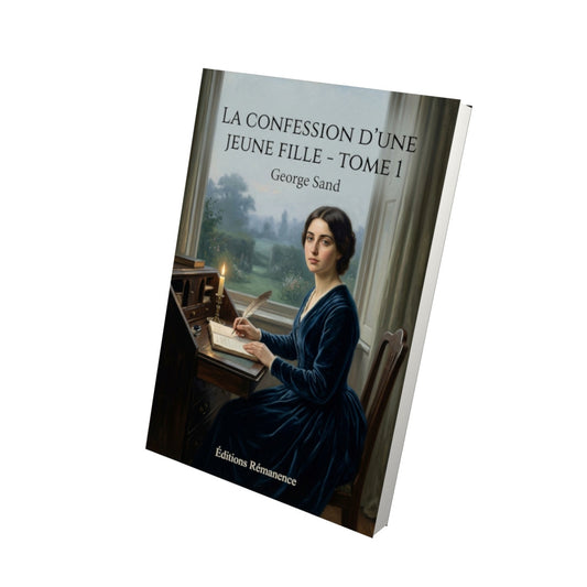 Livre La Confession d’une jeune fille - Tome 1 - George Sand - Editions Remanence