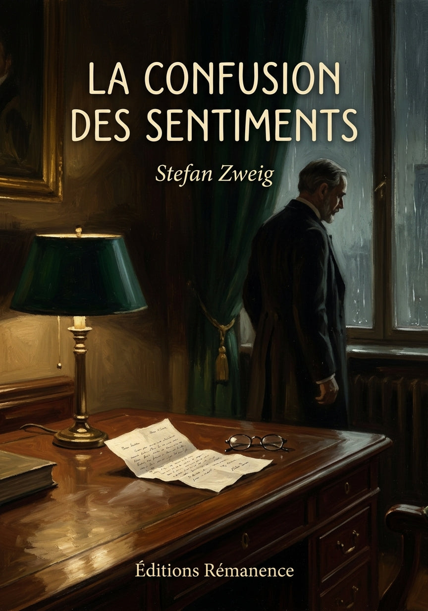 Livre La Confusion des sentiments par Stefan Zweig - Couverture - Editions Remanence